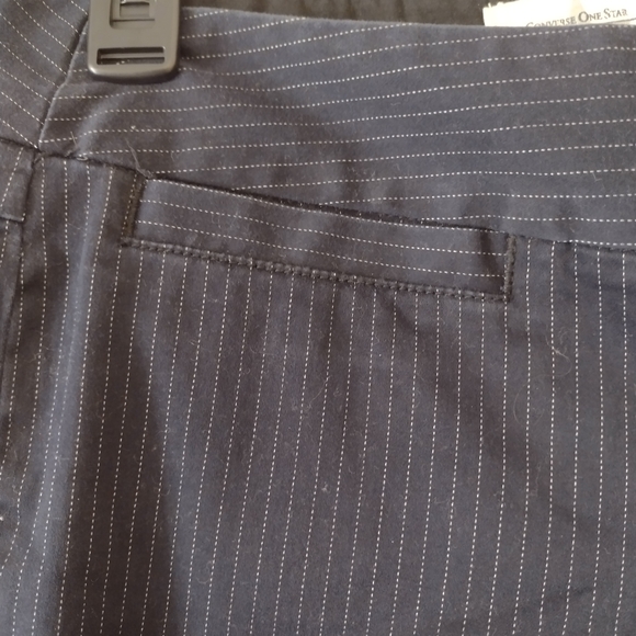 Converse Pinstripe Pants Navy Size 6 - Picture 4 of 4